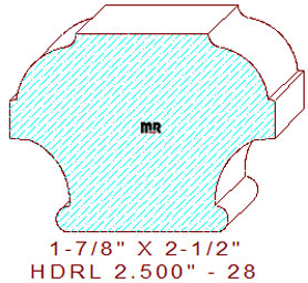 Handrail 2-1/2" - 28