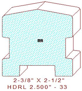 Handrail 2-1/2" - 33 