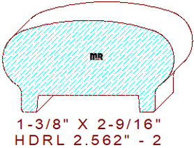 Handrail 2-9/16" - 2