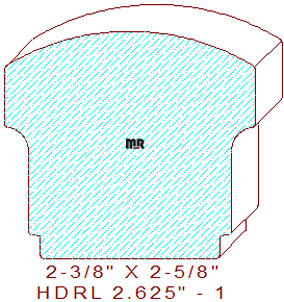 Handrail 2-5/8" - 1 Handrail 2-5/8" - 1