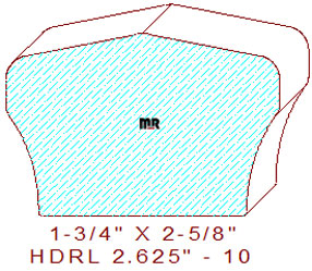 Handrail 2-5/8" - 10 Handrail 2-5/8" - 10