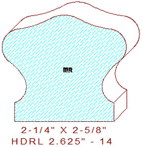 Handrail 2-5/8" - 14