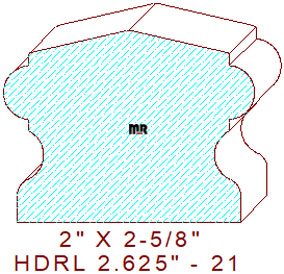 Handrail 2-5/8" - 21