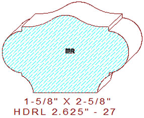 6800 Handrail 2-5/8" - 27 6800 Handrail 2-5/8" - 27
