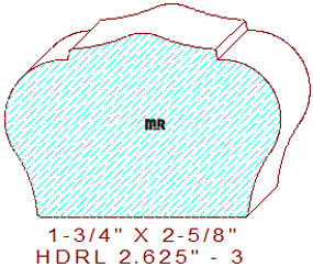 Handrail 2-5/8" - 3