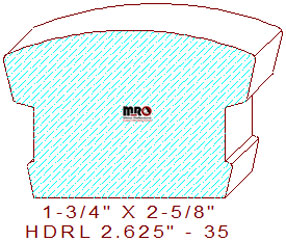 Handrail 2-5/8" - 35