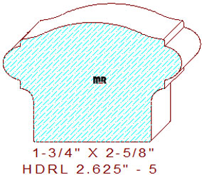 Handrail 2-5/8" - 5 Handrail 2-5/8" - 5