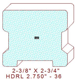 Handrail 2-3/4" - 36 