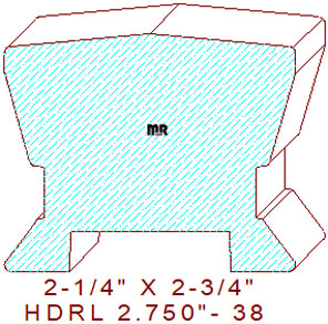 Handrail 2-3/4" - 38