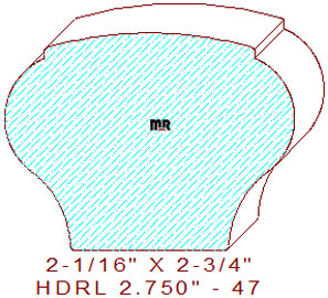 Handrail 2-3/4" - 47