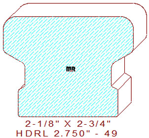 Handrail 2-3/4" - 49