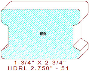 Handrail 2-3/4" - 51 Handrail 2-3/4" - 51
