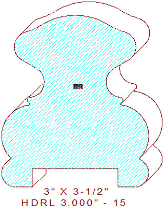 Handrail 3" - 15 Handrail 3" - 15