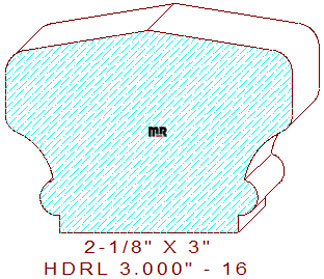 Handrail 3" - 16 Handrail 3" - 16