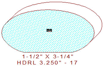 Handrail 3-1/4" - 17 Handrail 3-1/4" - 17
