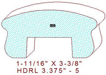 Handrail 3-3/8" - 5