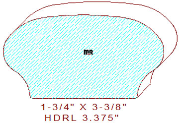 Handrail 3-3/8"