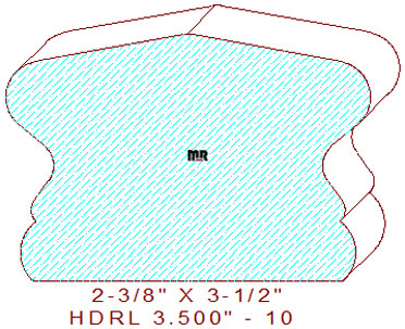 Handrail 3-1/2" - 10