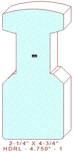 Handrail 4-3/4" - 1 Handrail 4-3/4" - 1