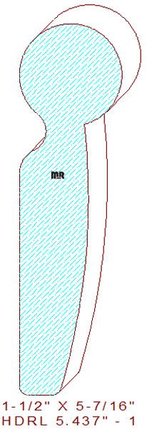 Handrail 5-7/16" - 1 Handrail 5-7/16" - 1