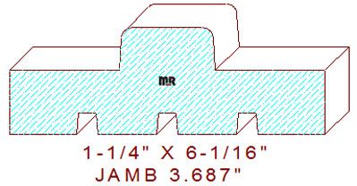 Door Jamb 3-11/16" Door Jamb 3-11/16"