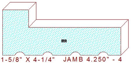Door Jamb 4-1/4" - 4 Door Jamb 4-1/4" - 4