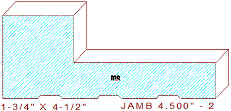 Door Jamb 4-1/2" - 2 Door Jamb 4-1/2" - 2