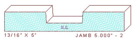 Door Jamb 5" - 2 Door Jamb 5" - 2