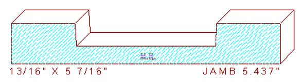 Door Jamb 5-7/16" Door Jamb 5-7/16"