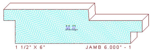 Door Jamb 6" - 1 Door Jamb 6" - 1