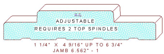 Door Jamb 6-9/16" - 1 Door Jamb 6-9/16" - 1