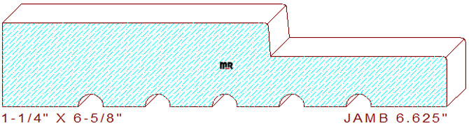 Door Jamb 6-5/8" Door Jamb 6-5/8"