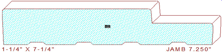 Door Jamb 7-1/4" Door Jamb 7-1/4"