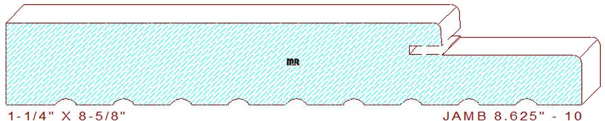 Door Jamb 8-5/8" - 10 Door Jamb 8-5/8" - 10
