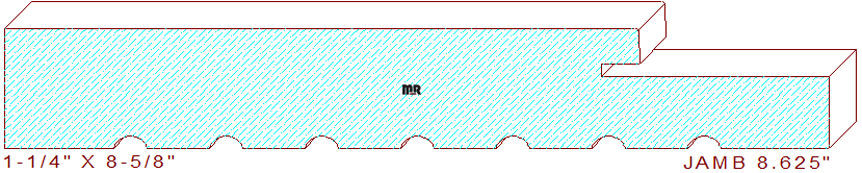 Door Jamb 8-5/8" Door Jamb 8-5/8"