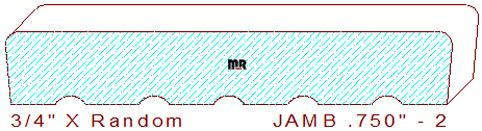Door Jamb 3/4" - 2