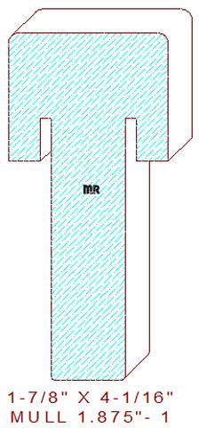 Mullion/Muntin Moulding 1-7/8" - 1