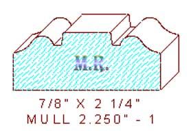 Mullion/Muntin Moulding 2-1/4" - 1