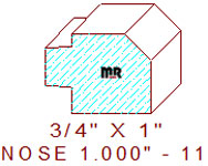 Nosing 1" - 11 Nosing 1" - 11