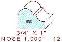 Nosing 1" - 12