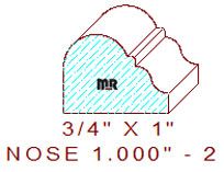 Nosing 1" - 2 Nosing 1" - 2