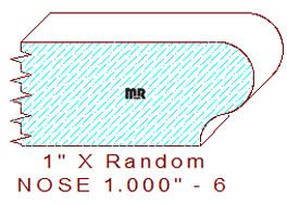 Nosing 1" - 6 Nosing 1" - 6