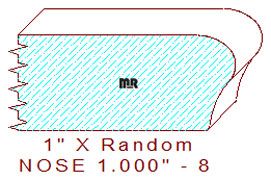 Nosing 1" - 8 Nosing 1" - 8