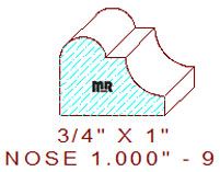 Nosing 1" - 9 Nosing 1" - 9