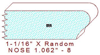 Nosing 1-1/16" - 8