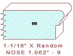 Nosing 1-1/16" - 9 Nosing 1-1/16" - 9