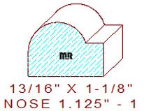 Nosing 1-1/8" - 1 Nosing 1-1/8" - 1