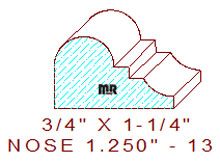 Nosing 1-1/4" - 13