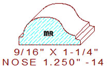 Nosing 1-1/4" - 14