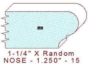 Nosing 1-1/4" - 15 Nosing 1-1/4" - 15